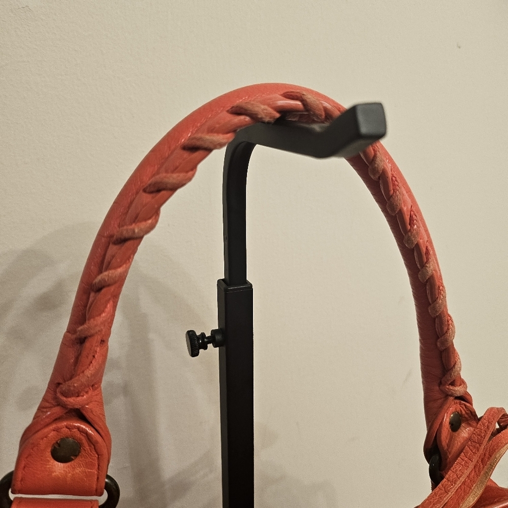 Balenciaga Small City Moto Crossbody Bag 🍊 Rare Orange Red - Picture 16 of 17